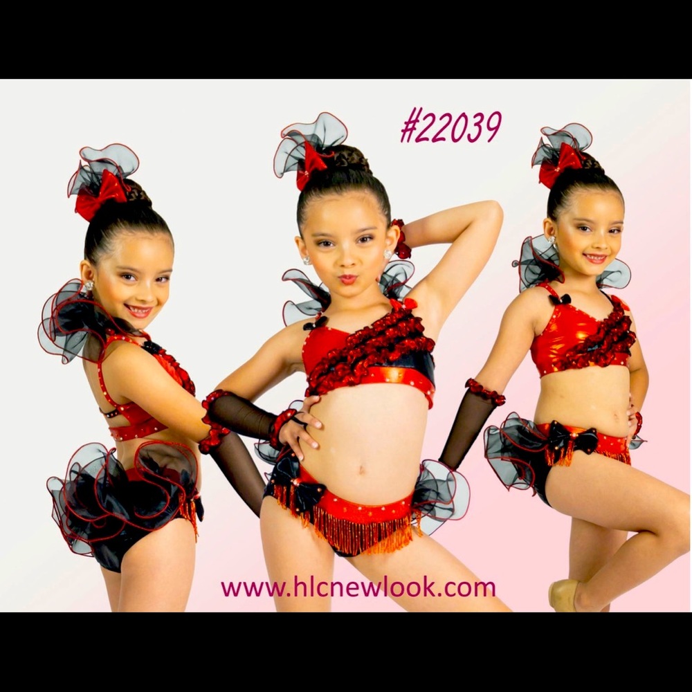 Two HLC New Look Dance competition costume